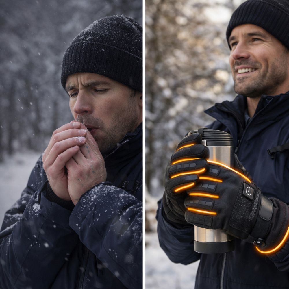 Gants Chauffants Électriques Hiver – Moto & Activités Extérieures, Rechargeables