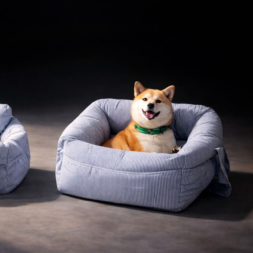 Siège Auto pour Chien Sécurisé et Lavable – Confort Optimal en Voiture