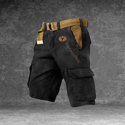 MAVERICK | Short Cargo Homme Léger avec Poches Multiples