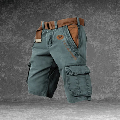 MAVERICK | Short Cargo Homme Léger avec Poches Multiples