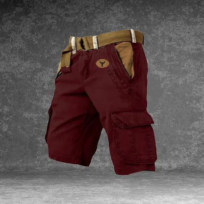 MAVERICK | Short Cargo Homme Léger avec Poches Multiples
