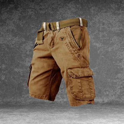 MAVERICK | Short Cargo Homme Léger avec Poches Multiples