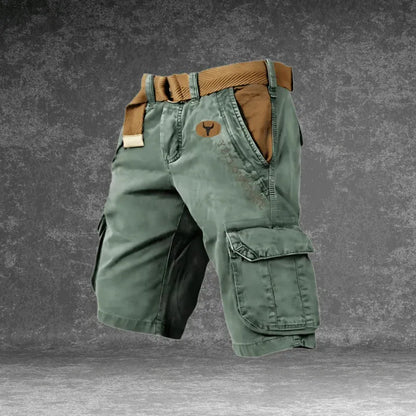 MAVERICK | Short Cargo Homme Léger avec Poches Multiples