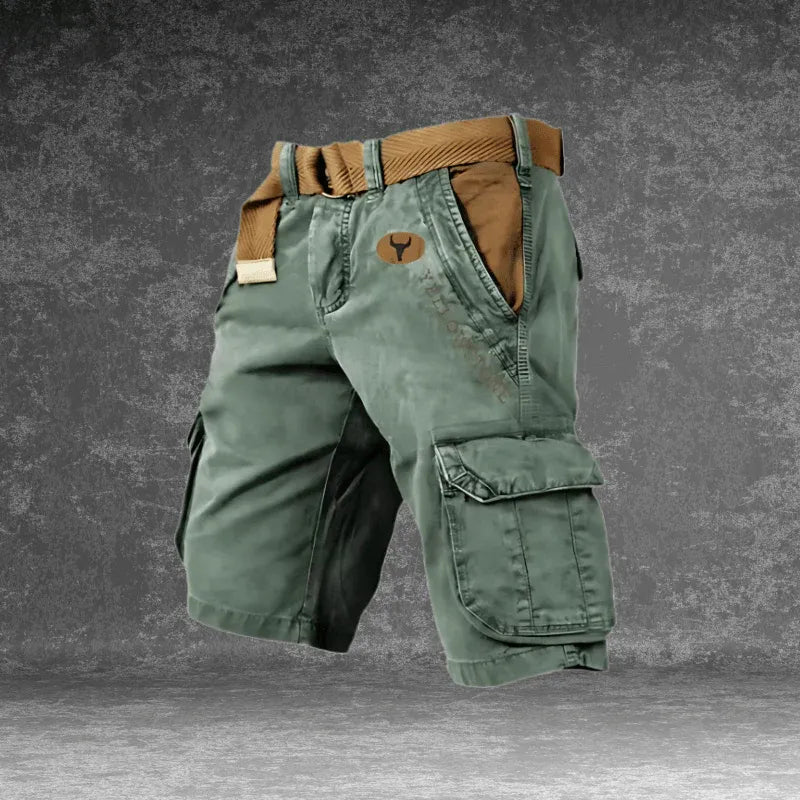 MAVERICK | Short Cargo Homme Léger avec Poches Multiples