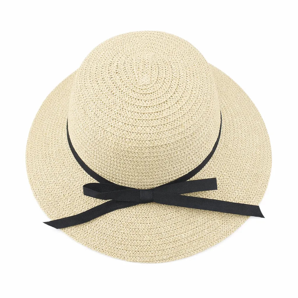 Nomade Soleil | Chapeau paille femme pliable large bord pour plage et voyage