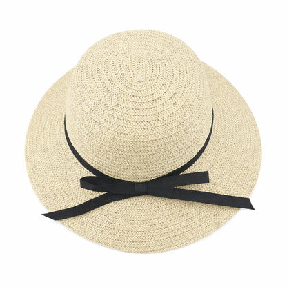 Nomade Soleil | Chapeau paille femme pliable large bord pour plage et voyage