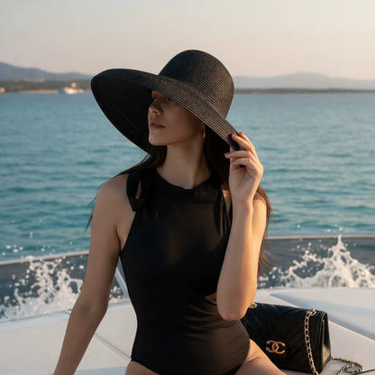 Allure Panama | Chapeau paille femme large bord élégant