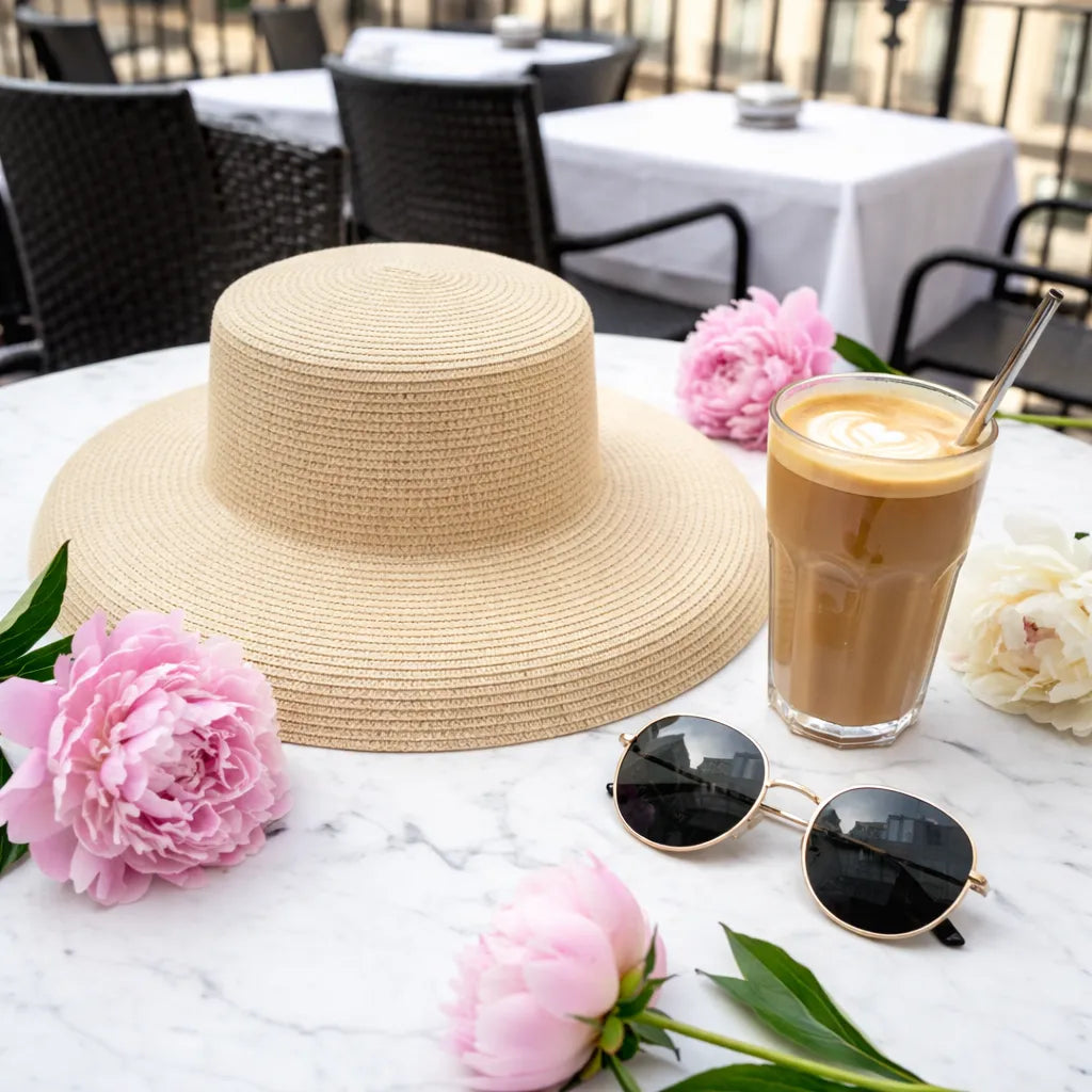 Allure Panama | Chapeau paille femme large bord élégant