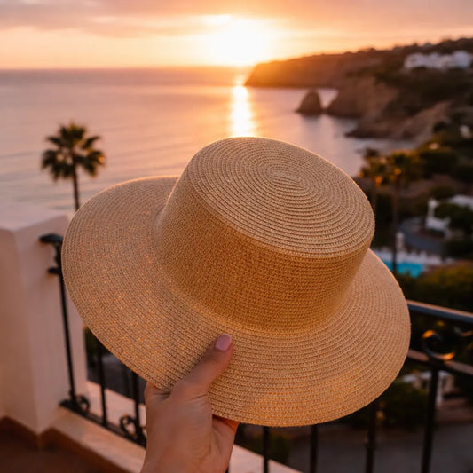 Allure Panama | Chapeau paille femme large bord élégant