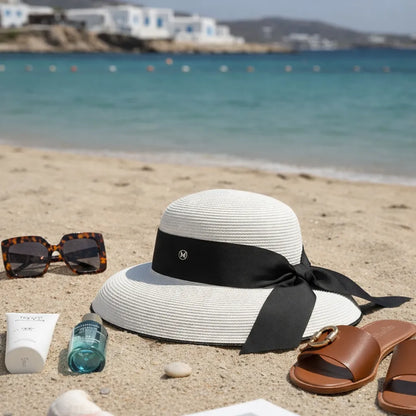 Esprit Hepburn | Chapeau paille femme large bord élégant