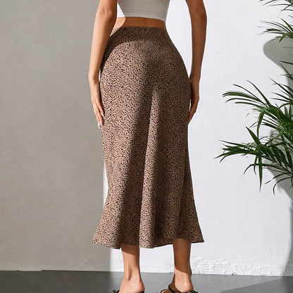 Florya - jupe fendue jupe longue fendue florale