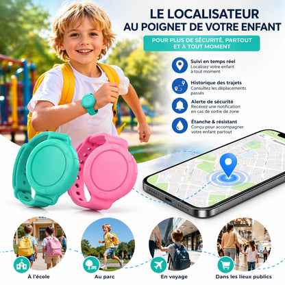 Traceur GPS enfant sans abonnement - Étanche IP68
