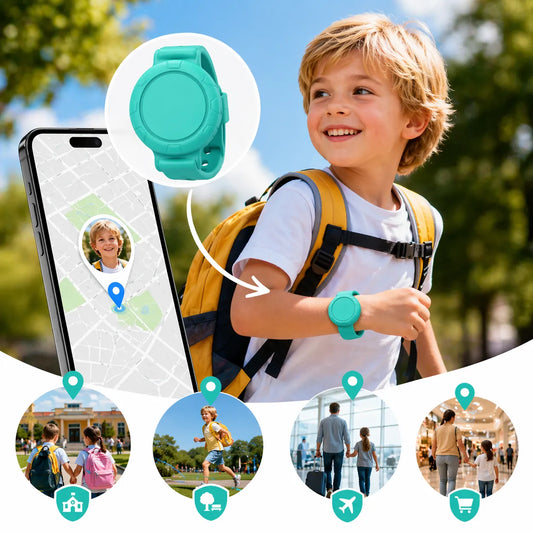 Traceur GPS enfant sans abonnement - Étanche IP68