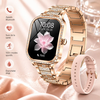 LumiWatch Élégance - Montre connectée femme sport