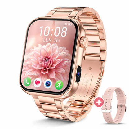 SnapWatch Pro | Montre connectée femme sport avec Caméra HD – Appels Bluetooth