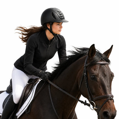 AéroRide ™ Casque équitation ventilé léger – bombe équitation réglable adulte/ado