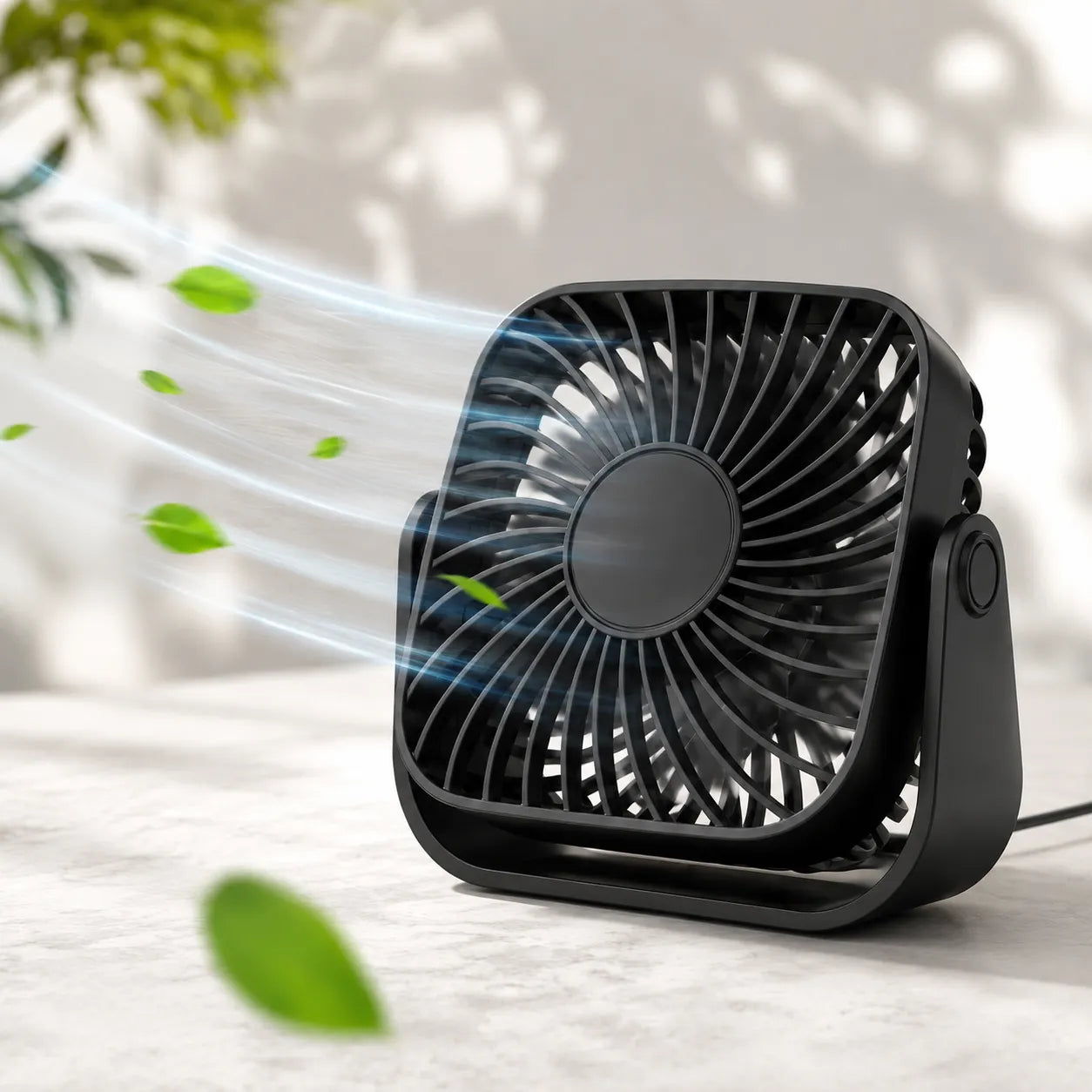 TOPK | Ventilateur Portable USB Silencieux – Rafraichisseur d Air Climatiseur Mobile