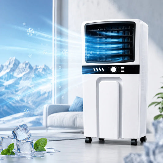 ZEPHIR | Ventilateur Rafraichisseur d Air 6L – Climatiseur Mobile Sans Évacuation