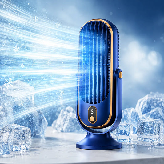 AeroMax | Ventilateur Rafraichisseur d Air Portable USB Double Moteur – Climatiseur Mobile