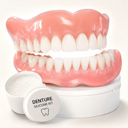 SmileForm | Prothese Dentaire Amovible Complète – Dentier en Silicone Haut et Bas