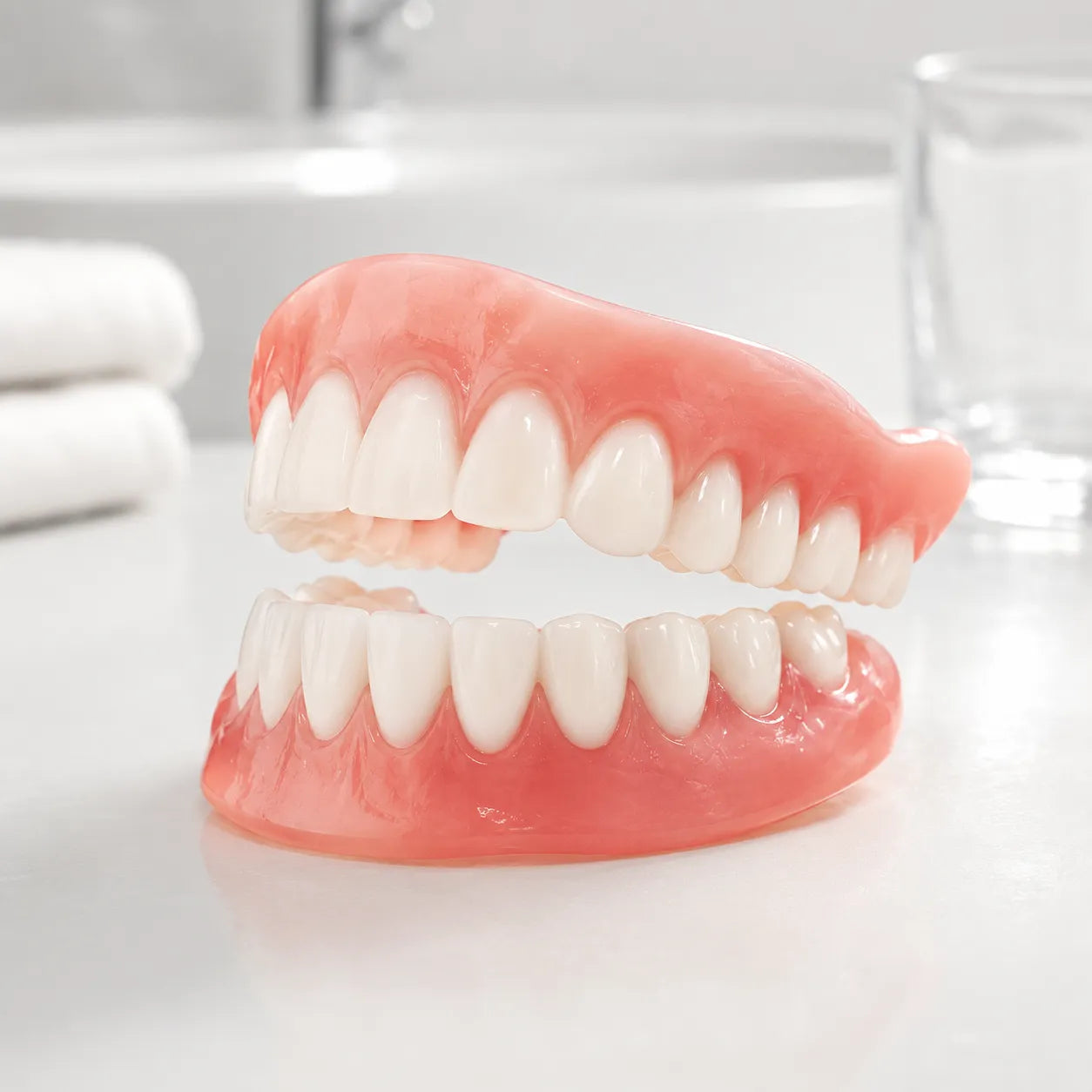 SmileForm | Prothese Dentaire Amovible Complète – Dentier en Silicone Haut et Bas