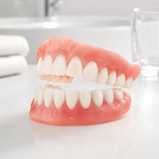 SmileForm | Prothese Dentaire Amovible Complète – Dentier en Silicone Haut et Bas