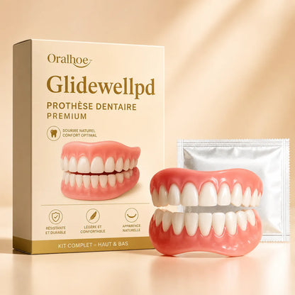 SmileForm | Prothese Dentaire Amovible Complète – Dentier en Silicone Haut et Bas