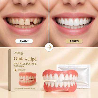 SmileForm | Prothese Dentaire Amovible Complète – Dentier en Silicone Haut et Bas
