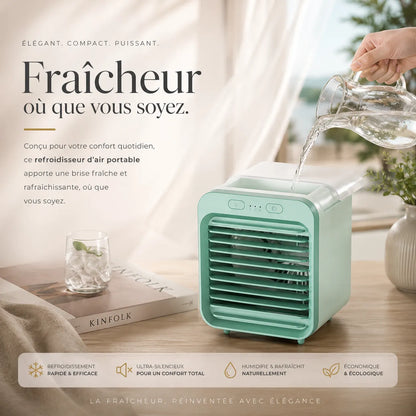 FrostMini | Ventilateur Brumisateur Refroidisseur d’Air Portable USB
