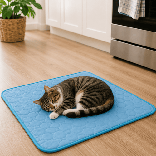 CHILLTAIL – Extra Large Cooling Rest Bed for Dogs & Cats