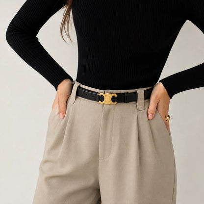 Aurelia | Ceinture Designer Élégante avec Boucle Dorée