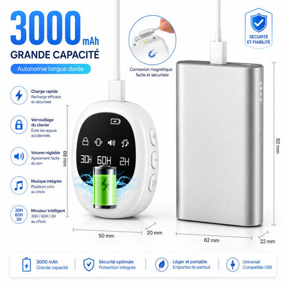 Alarme de Lit Sans Fil | Capteur Intelligent et Vibration Douce