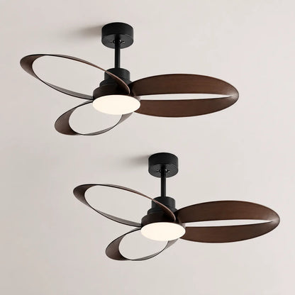AéroLume | Ventilateur de Plafond LED Silencieux avec Pales en Bois