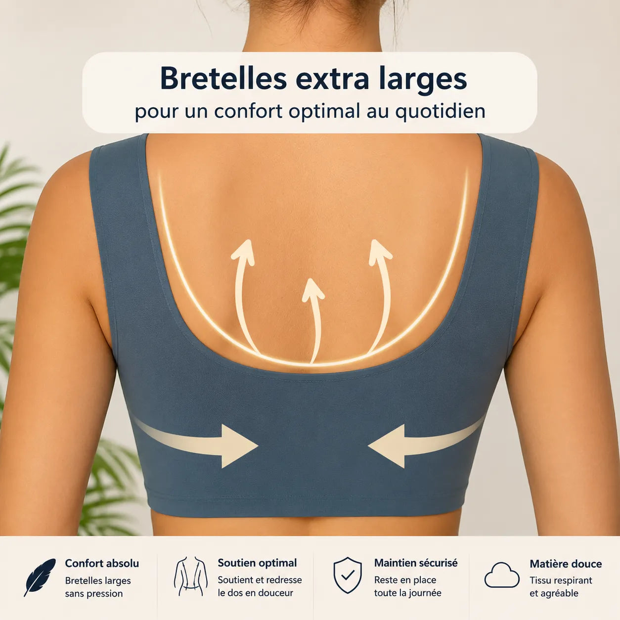 SoftLift | Soutien-Gorge Sans Armatures Invisible avec Maintien Naturel