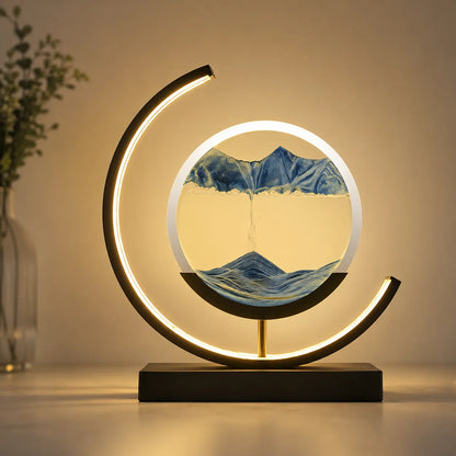 Sand Glow | Lampe Décorative avec Sable en Mouvement et Éclairage LED