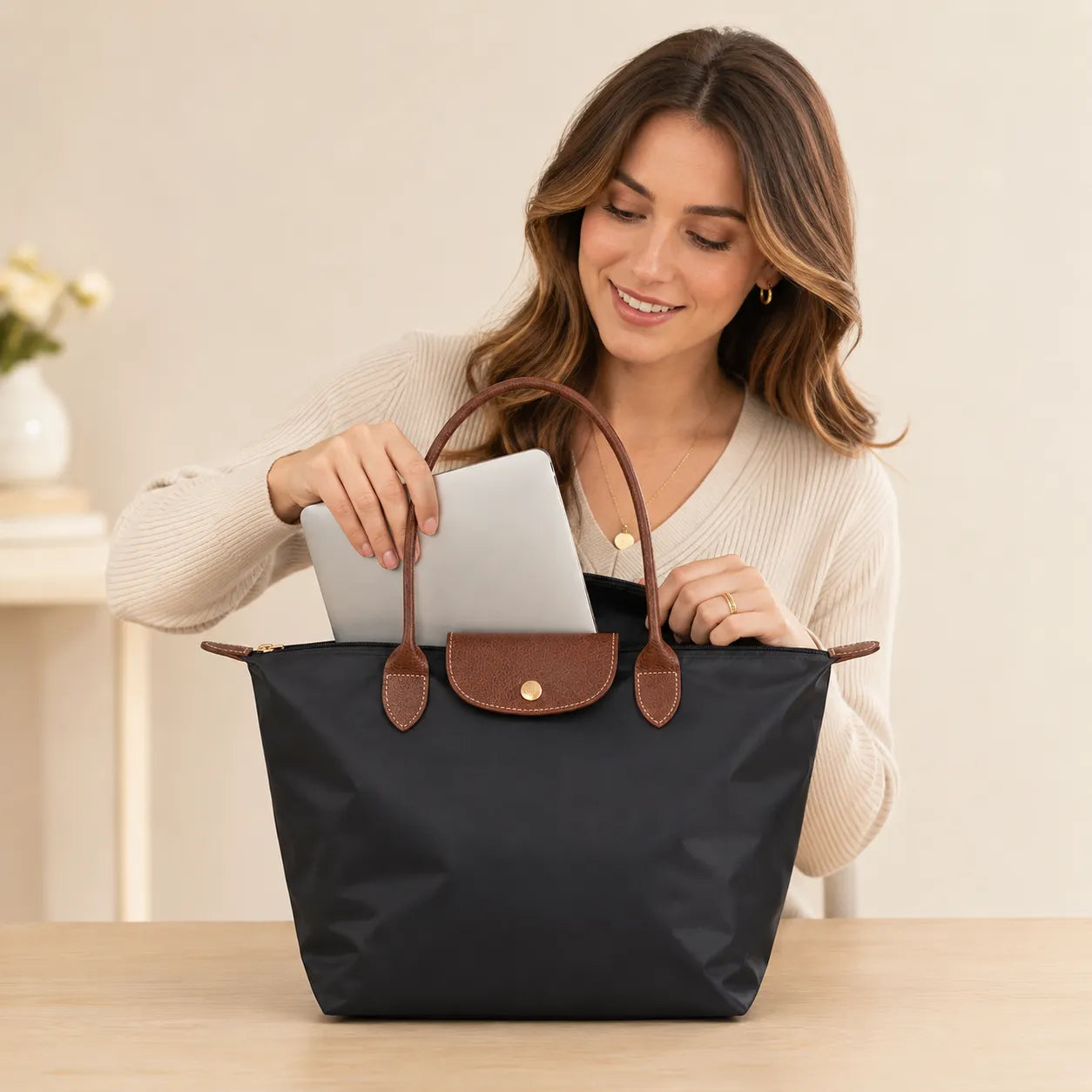 Sac Bandoulière Oxford LuxeCarry | Sac femme grande capacité élégant et polyvalent