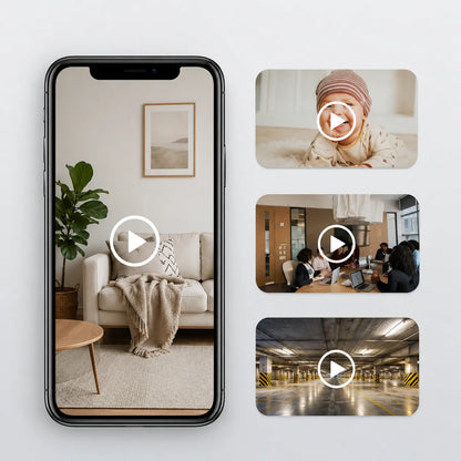 CamSafe – Caméra de Surveillance Sans Fil 1080p Vision Nocturne