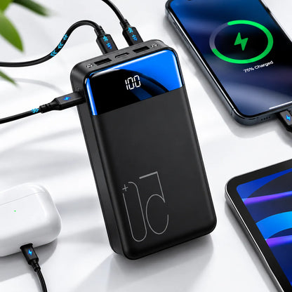 TitanCharge™ | Power Bank Haute Capacité 100 000 mAh avec Charge Rapide