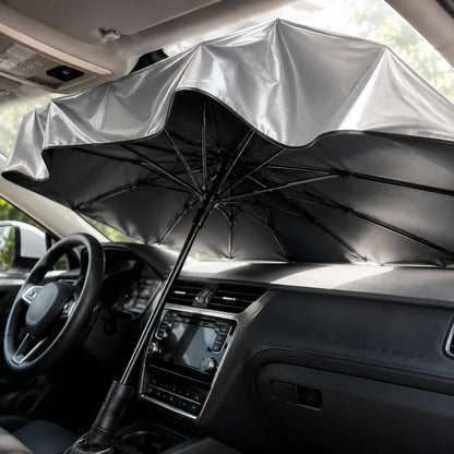 Pare-Soleil Voiture ThermoShield | Pare soleil voiture pliable anti-UV universel