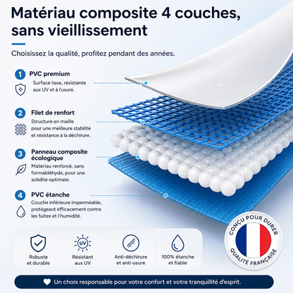Piscine Gonflable AquaLuxe | Piscine gonflable adulte familiale pliable