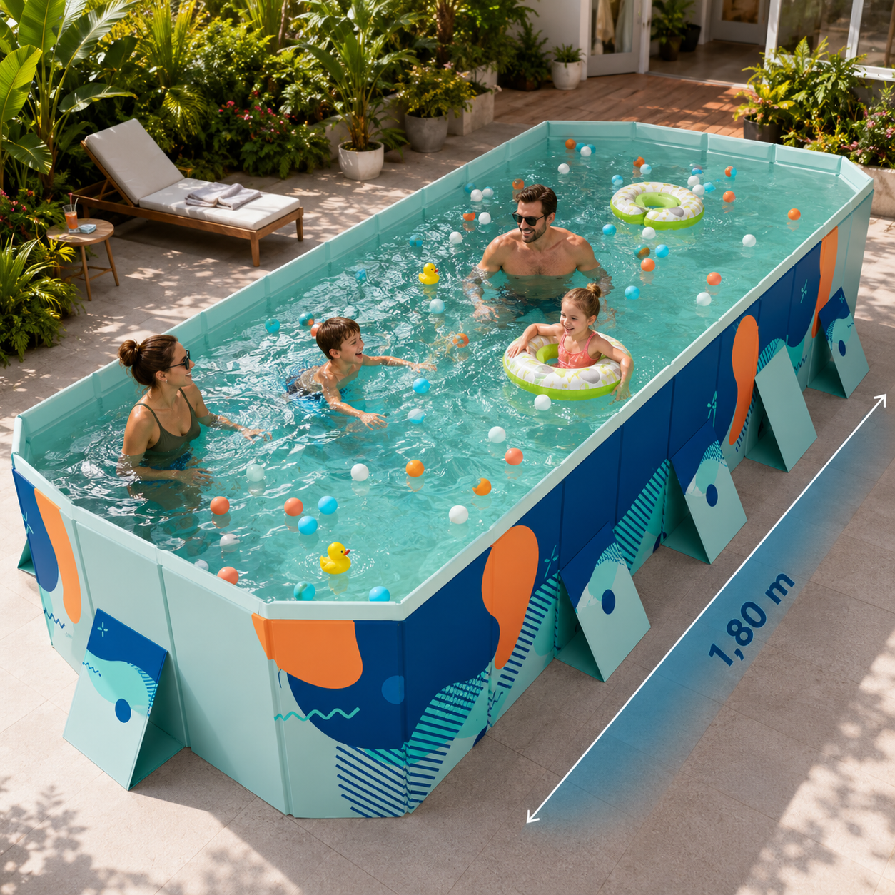 Piscine Gonflable AquaLuxe | Piscine gonflable adulte familiale pliable