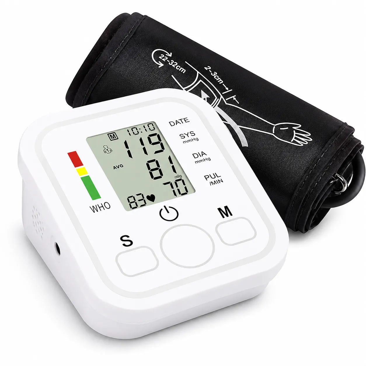 CardioSense | Tensiomètre électronique avec écran LCD et mémoire double utilisateur