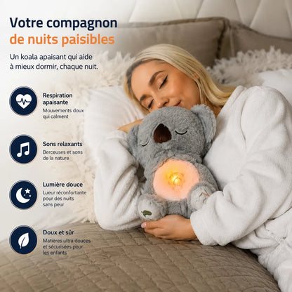 Koala CâlinZen | Peluche Apaisante avec Battements de Cœur et Sons Relaxants