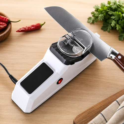 SharpEase | Aiguiseur Électrique Rechargeable USB pour Couteaux et Ciseaux
