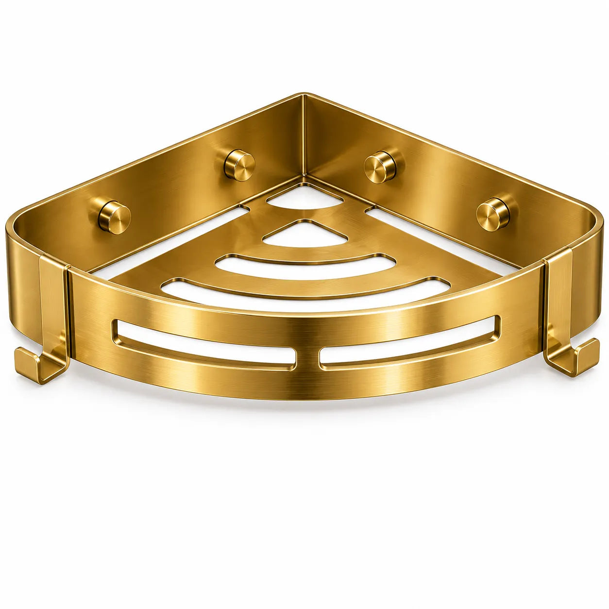 AureliaSet | Ensemble Accessoires Salle de Bain 3 Pièces en Métal Or/Argent