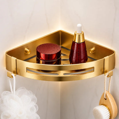 AureliaSet | Ensemble Accessoires Salle de Bain 3 Pièces en Métal Or/Argent