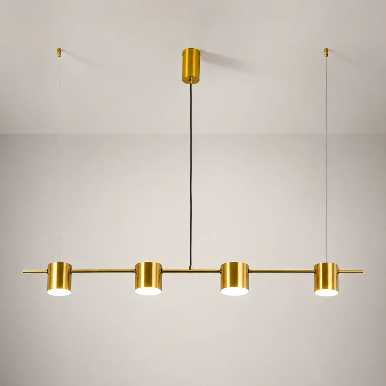 Aurion | Suspension Linéaire Architecturale à Spots LED Intégrés