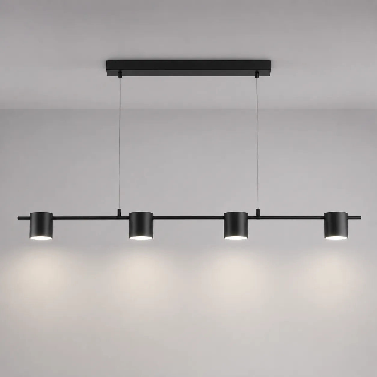 Aurion | Suspension Linéaire Architecturale à Spots LED Intégrés