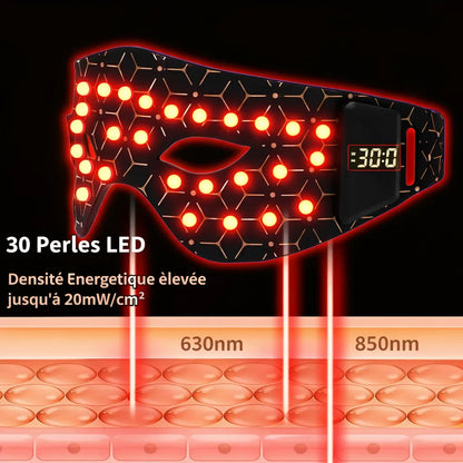 Masque LED Anti-Cernes – Masque Luminothérapie Yeux Lumière Rouge