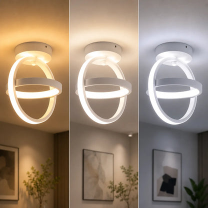 ORBÉLIA™ Moderne | Plafonnier à LED Design avec lumière 3 couleurs